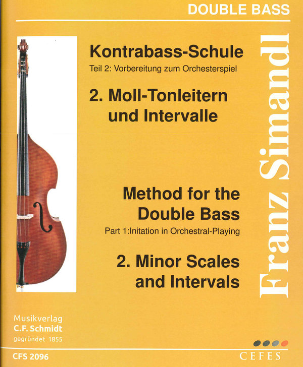 Kontrabass-Schule Band 2 Moll-Tonleitern und Intervalle