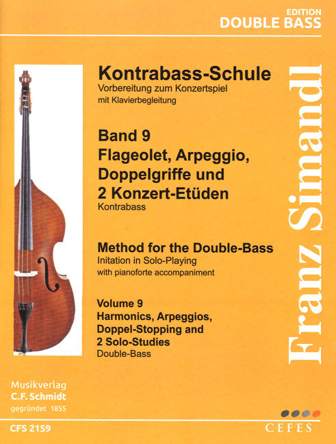 Kontrabass-Schule Band 9 Flageolet, Arpeggio, Doppelgriffe und 2 Konzert-Etüden