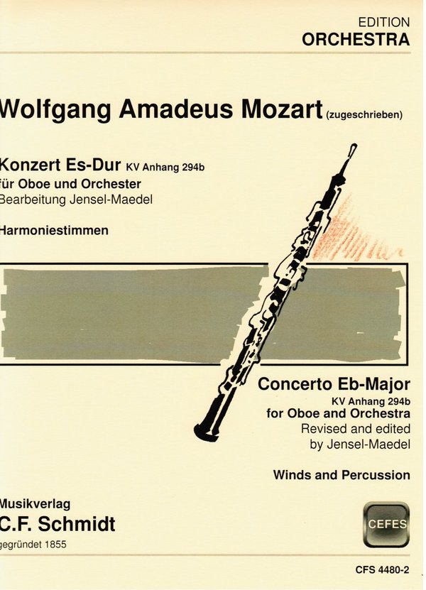 Konzert für Oboe und Orchester Es-Dur (KV-Anh. 29
