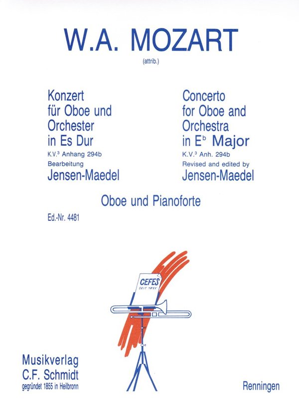 Konzert für Oboe und Orchester Es-Dur (KV-Anh. 294b)